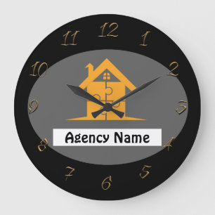Estate Agency Large Clock