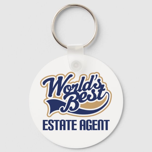Estate Agent Gift Key Ring (Front)