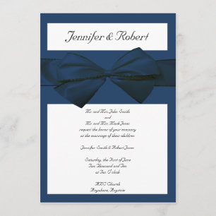 Estate Collection Marine Blue Wedding Invitation