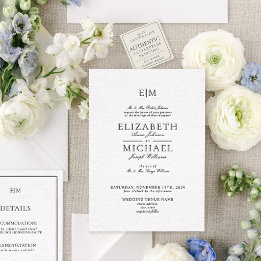 Estate Monogram | Formal Script Wedding