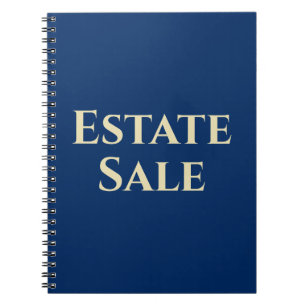 Estate Sale Support Notebook