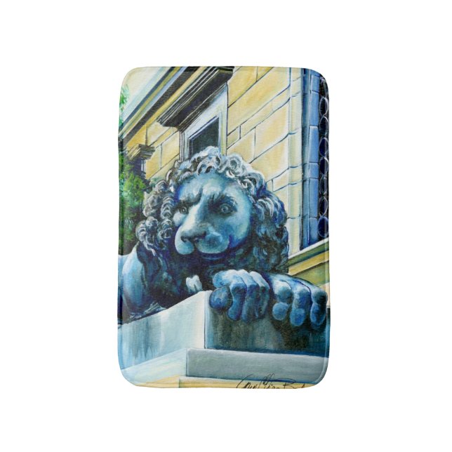 Esteemed Feline Bath Mat (Front Vertical)