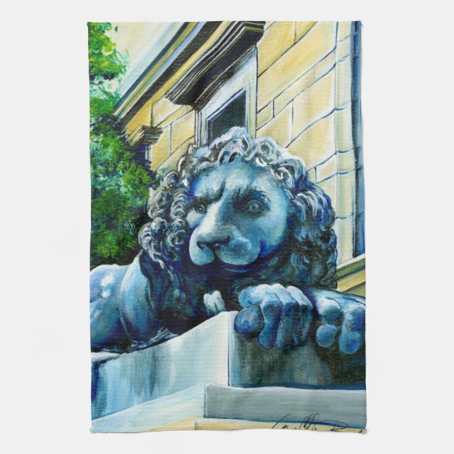 Esteemed Feline Tea Towel (Vertical)