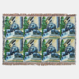 Esteemed Feline, Washington DC, USA Throw Blanket