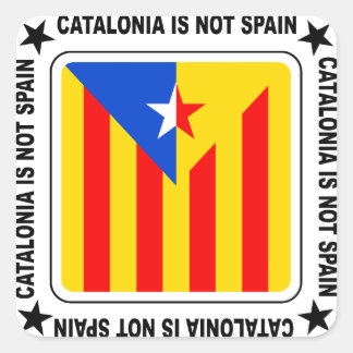 Estelada Catalana Square Sticker