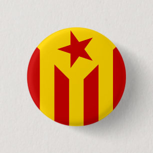 Estelada (red version) 3 cm round badge