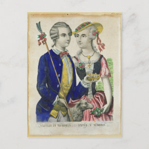 Estelle and Nemorin Postcard