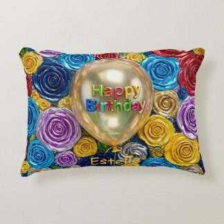 ~ ESTELLE Birthday Girl ~ Decorative Cushion
