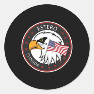 Estero Florida Classic Round Sticker