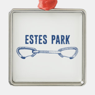 Estes Park Climbing Quickdraw Metal Tree Decoration