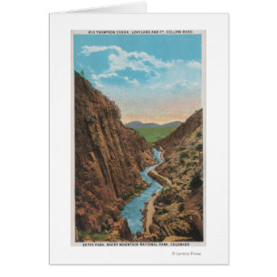 Estes Park, CO - View of Big Thompson Canon