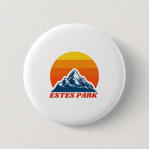 Estes Park, Colorado 6 Cm Round Badge