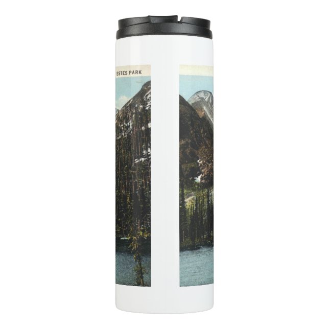 Estes Park, Colorado, Bear Lake, Long's Peak  Thermal Tumbler (Back)