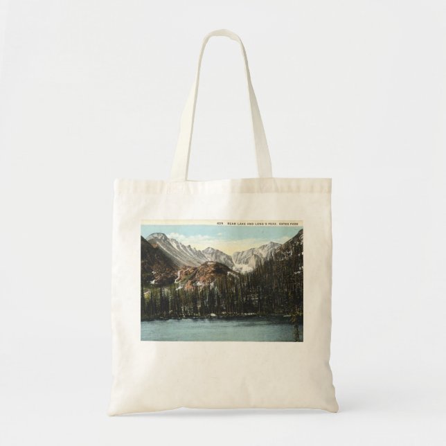 Estes Park, Colorado, Bear Lake, Long's Peak  Tote Bag (Front)