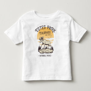Estes Park Colorado National Park Elk Sunset Toddler T-Shirt