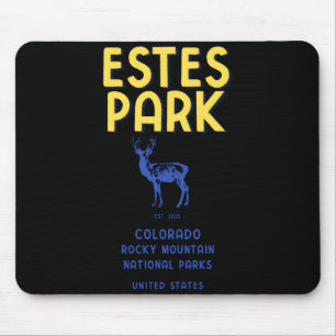 Estes Park Colorado National Park Elk T Shirt Mouse Pad