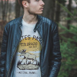 Estes Park Colorado National Park Moose Sunset  T-Shirt<br><div class="desc">Vintage design Estes Park Colorado National Park Moose Sunset  t-shirt. This unique vintage t-shirt also makes a great gift idea for those who love outdoor activities with friends and family.</div>