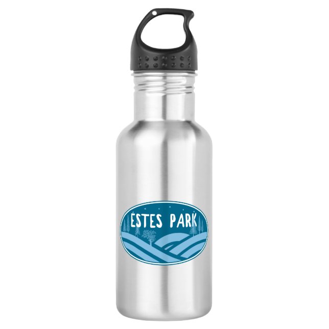 Estes Park Colorado Outdoors 532 Ml Water Bottle (Front)