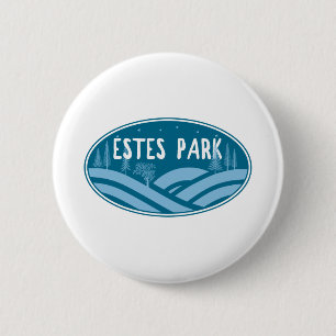 Estes Park Colorado Outdoors 6 Cm Round Badge