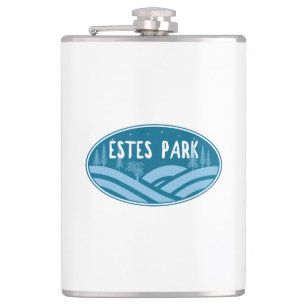 Estes Park Colorado Outdoors Hip Flask