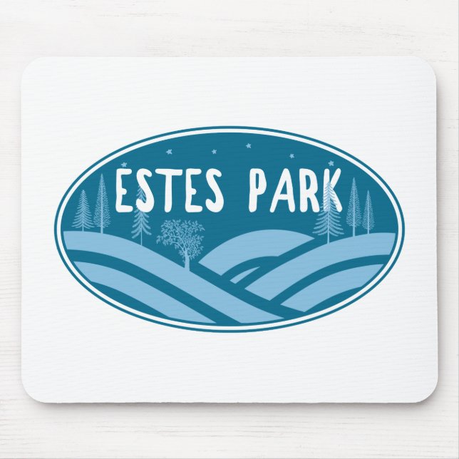 Estes Park Colorado Outdoors Mouse Pad (Front)