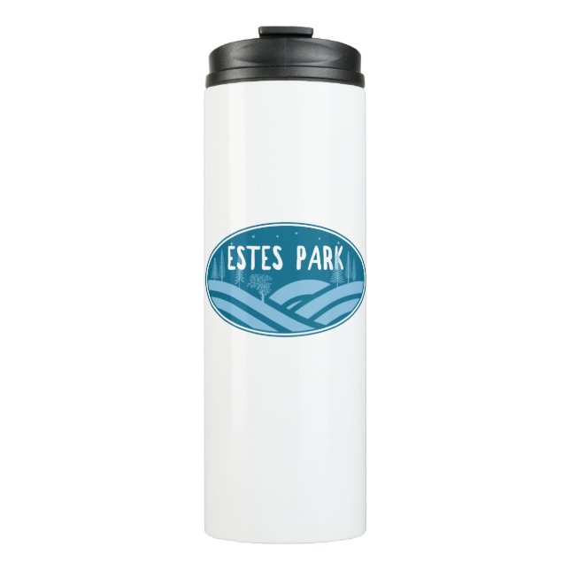 Estes Park Colorado Outdoors Thermal Tumbler (Front)