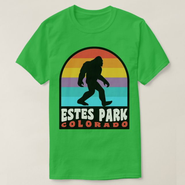 Estes Park Colorado Rocky Mountains T-Shirt (Design Front)