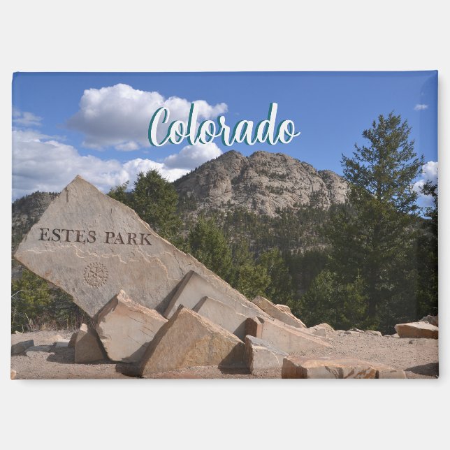 Estes Park Colorado Scenic Magnet (Front)