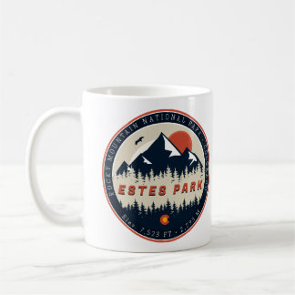 Estes Park Colorado Ski Mountain Vintage 80s Coffee Mug
