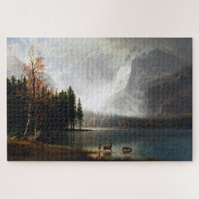 Estes Park, Colorado, Whyte's Lake, Bierstadt Jigsaw Puzzle (Horizontal)