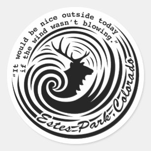 Estes Wind white sticker