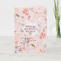 Esther 4:14 Christian Bible Verse Art