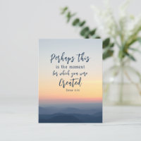 Esther 4:14 Perhaps this is the time Bible Verse
