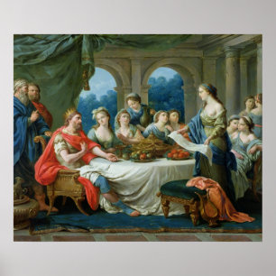 Esther and Ahasuerus, c.1775-80 Poster
