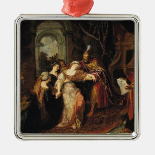 Esther before Ahasuerus, before 1697 Metal Tree Decoration
