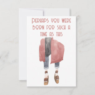 Esther Bible Verse Notecard