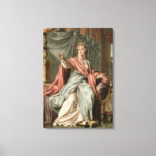 Esther, costume for 'Esther' by Jean Racine, from Canvas Print