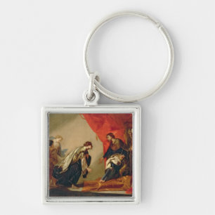 Esther in front of Ahasuerus, c.1645-50 (oil on ca Key Ring
