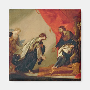 Esther in front of Ahasuerus, c.1645-50 (oil on ca Magnet