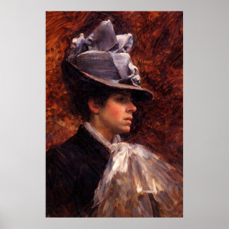 Esther Kenworthy by John William Waterhouse Poster