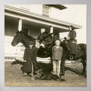 Esther on the Donkey Poster