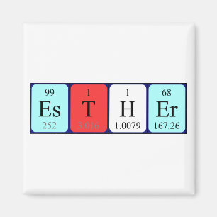Esther periodic table name magnet