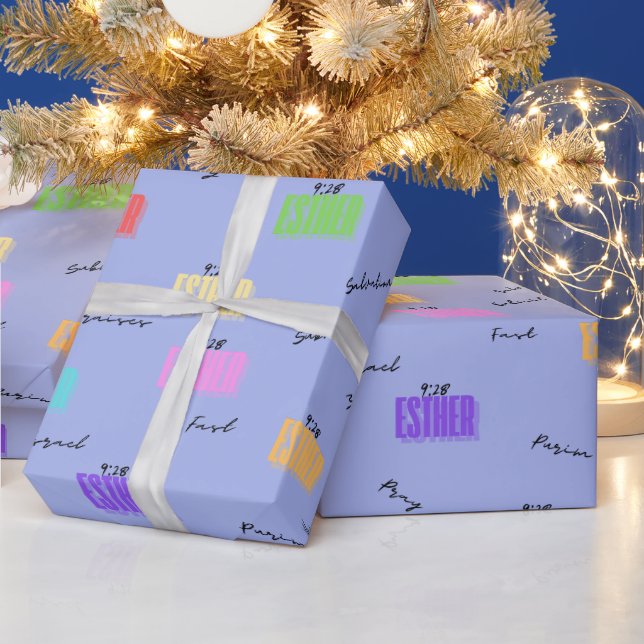 Esther Purim Wrapping Papper 30" Paper (Holidays)