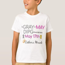 Esther's Miracle Kids' T-Shirt - Go Grey in May