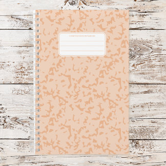 Esthetic Soft Pastel Marble Composition Notebook