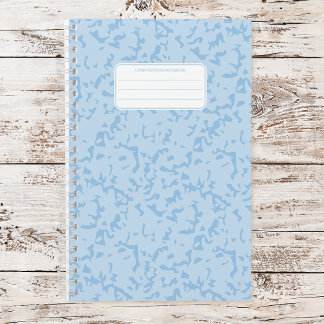 Esthetic Soft Pastel Marble Composition Notebook