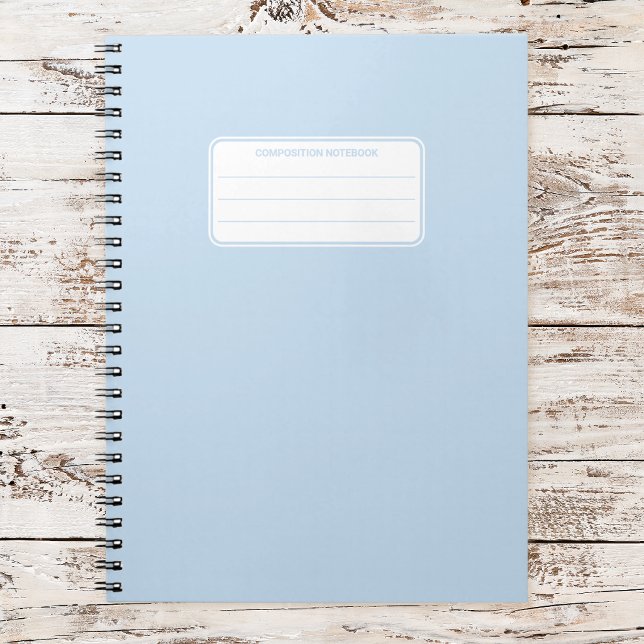 Esthetic Soft Pastel Solid Color Composition Notebook (Creator Uploaded)