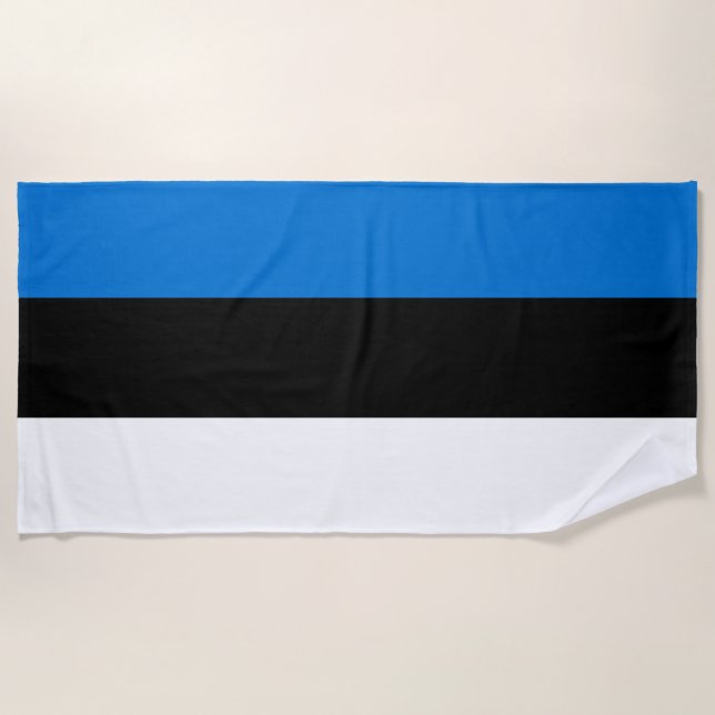 Estonia Beach Towel (Front)