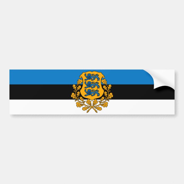 Estonia Bumper Sticker (Front)