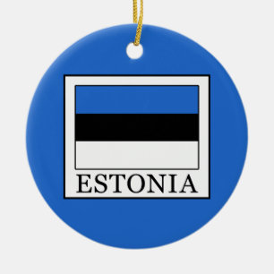 Estonia Ceramic Tree Decoration